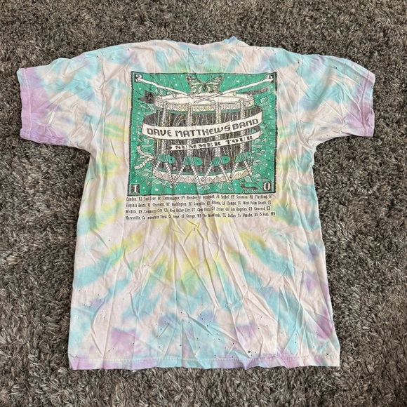 Furst of a Kind Dave Matthews Band Tie-Dye T-Shirt, Size M - Picture 3 of 3